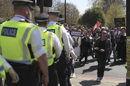 Corona-Demo in London
