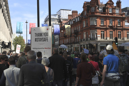 Corona-Demo in London