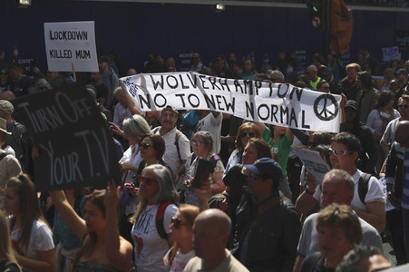 Corona-Demo in London