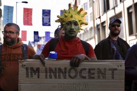 Corona-Demo in London