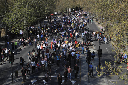 Corona-Demo in London