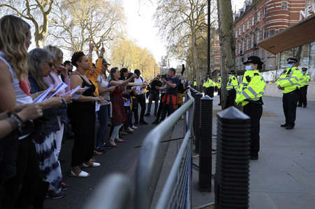 Corona-Demo in London