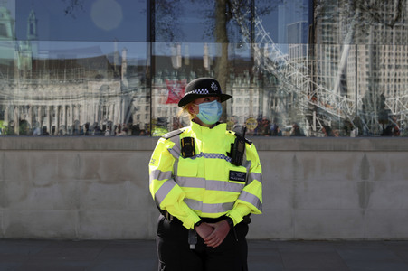 Corona-Demo in London