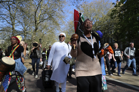 Corona-Demo in London