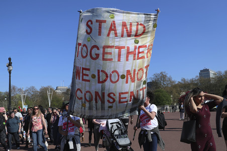 Corona-Demo in London