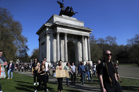 Corona-Demo in London