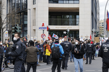 Demonstrationen in Berlin