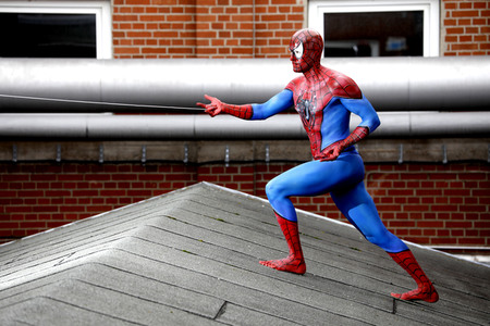 'Tag der Superhelden / National Superhero Day'-Bodypainting