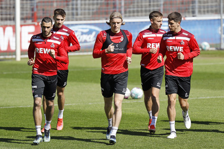 Training des 1. FC Köln