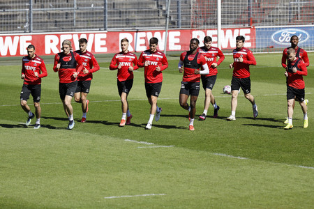 Training des 1. FC Köln