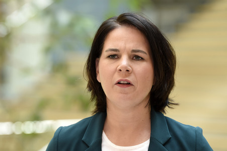 Pressestatement mit Annalena Baerbock in Berlin