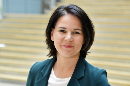 Pressestatement mit Annalena Baerbock in Berlin