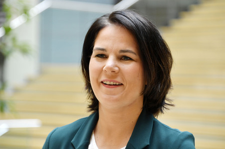 Pressestatement mit Annalena Baerbock in Berlin