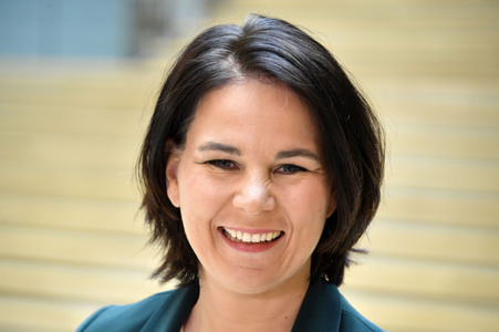Pressestatement mit Annalena Baerbock in Berlin