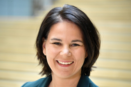 Pressestatement mit Annalena Baerbock in Berlin