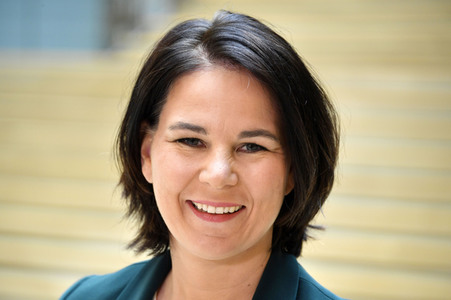 Pressestatement mit Annalena Baerbock in Berlin