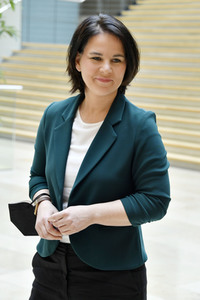 Pressestatement mit Annalena Baerbock in Berlin