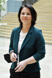 Pressestatement mit Annalena Baerbock in Berlin