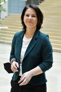 Pressestatement mit Annalena Baerbock in Berlin