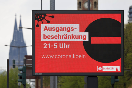 Symbolfoto Ausgangssperre