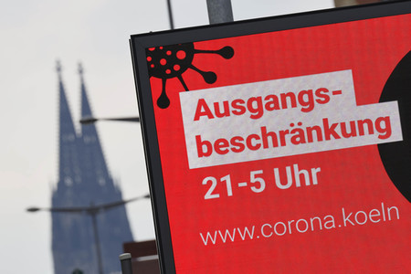 Symbolfoto Ausgangssperre