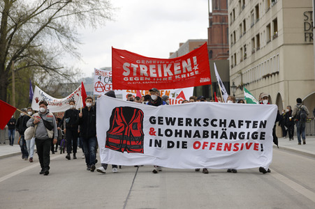 Demonstrationen am 1. Mai 2021 in Berlin