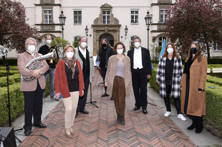 Aktion 'Paukenschlag gegen die Einsamkeit' in München