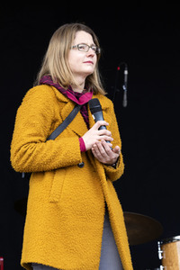 1. Mai Kundgebung der Partei Die Linke in Dresden
