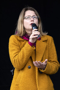 1. Mai Kundgebung der Partei Die Linke in Dresden
