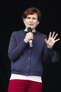 1. Mai Kundgebung der Partei Die Linke in Dresden