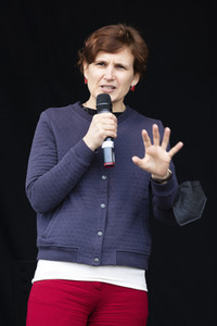 1. Mai Kundgebung der Partei Die Linke in Dresden