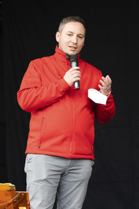 1. Mai Kundgebung der Partei Die Linke in Dresden