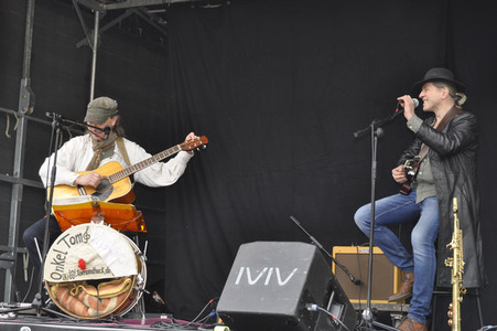 1. Mai Kundgebung der Partei Die Linke in Dresden