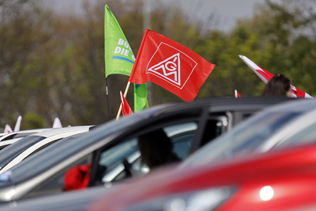 Maikundgebung des DBG in Düsseldorf