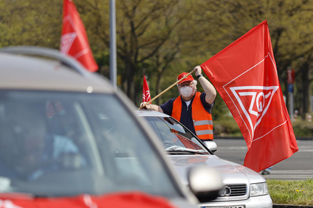 Maikundgebung des DBG in Düsseldorf