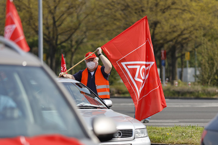 Maikundgebung des DBG in Düsseldorf