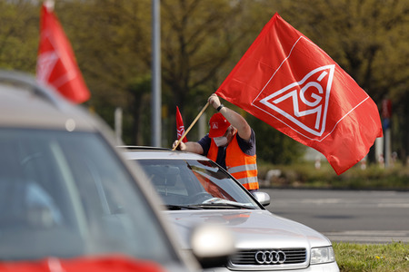 Maikundgebung des DBG in Düsseldorf