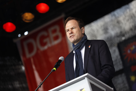 Maikundgebung des DBG in Düsseldorf