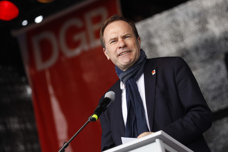 Maikundgebung des DBG in Düsseldorf