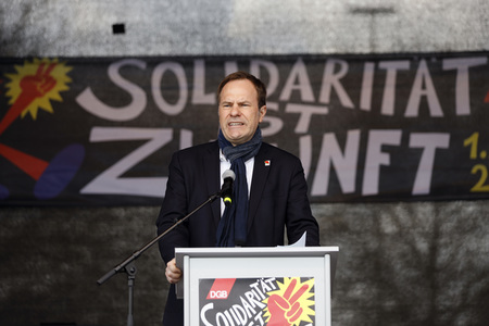 Maikundgebung des DBG in Düsseldorf