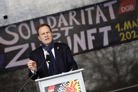 Maikundgebung des DBG in Düsseldorf