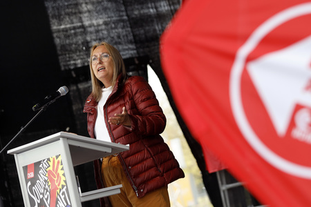 Maikundgebung des DBG in Düsseldorf