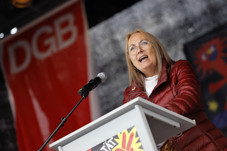 Maikundgebung des DBG in Düsseldorf