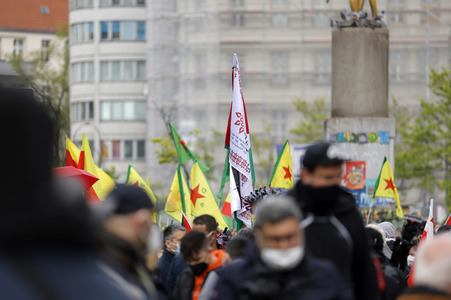 Revolutionäre 1. Mai Demo in Berlin