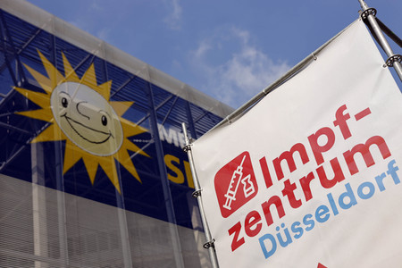 Symbolfoto Impfzentrum Düsseldorf