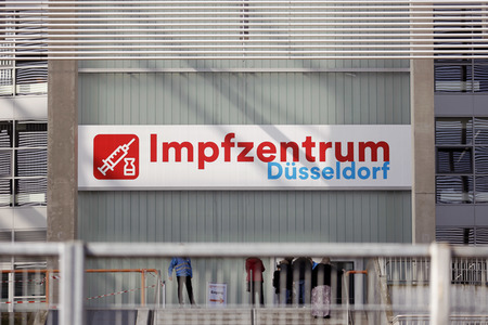 Symbolfoto Impfzentrum Düsseldorf