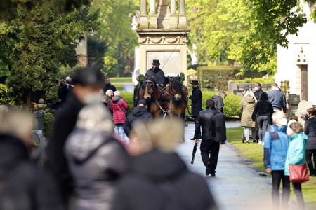 Trauerfeier für Willi Herren in Köln