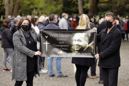 Trauerfeier für Willi Herren in Köln