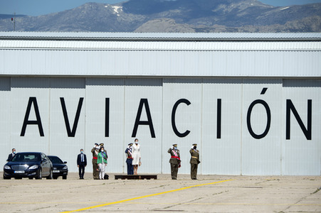 Nationalflaggenübergabe an die ACAVIET in Colmenar Viejo