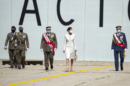 Nationalflaggenübergabe an die ACAVIET in Colmenar Viejo